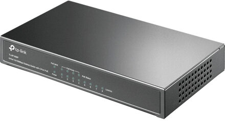 TL-SF1008P Switch Zwart