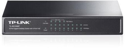 TL-SG1008P Switch Zwart