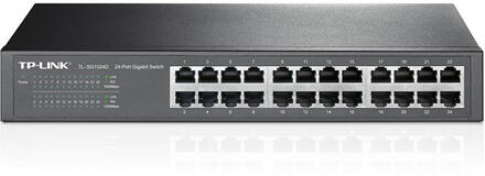 TL-SG1024D 24-Port Gigabit Desktop/Rackmount Switch Switch Grijs