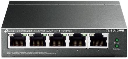 TL-SG105PE Switch Zwart