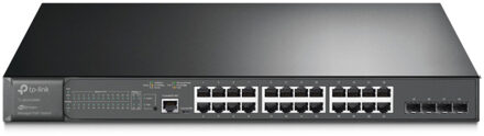 TL-SG3428MP netwerk-switch Managed L2/L2+ Gigabit Ethernet (10/100/1000) Zwart Power over Ethernet (PoE)