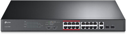 TL-SL1218MP - Unmanaged Switch - 16 poorten