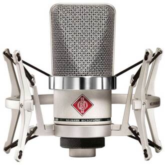 TLM 102 studio set - nickel - Studiomicrofoon (groot membraam), incl. EA 4 bk shockmount, nickel