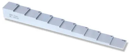 TMTECK 10 Step 2-20mm 1018 Steel Calibration Block step wedge for Ultrasonic Thickness Gauge