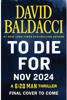 To Die For - David Baldacci