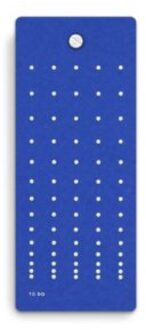 to do list, formaat 8 x 19,5 cm., kleur true blue
