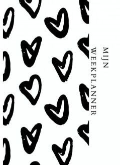 To Do Weekplanner Hart Zwart/Wit A4 Ongedateerd. - Kris Degenaar
