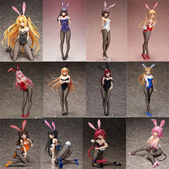 To Love-Ru MOMO BELIA DEVILUK Eve Darkness Yui Kotegawa Bunny Girl Sexy girls Anime PVC Action Figures toys Anime figure