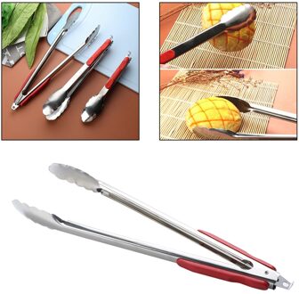 Toast Eten Tang Rvs Serveren Tang Bbq Keuken Salade Gebruiksvoorwerp 14duim
