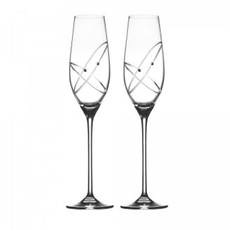 Toasting Flutes Champagneglas With this Ring 0,16 l, per 2 Transparant