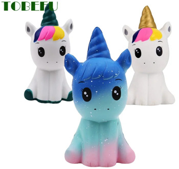 TOBEFU Unicorn Squishy Animals Toys Slow Rising Squishies Mochi for Stress Relief Christmas Giftss