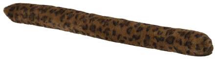 Tochtstopper panter - bruin - 90x9 cm