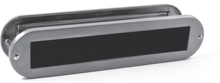 Tochtwering Aart mat chroom Chroom mat