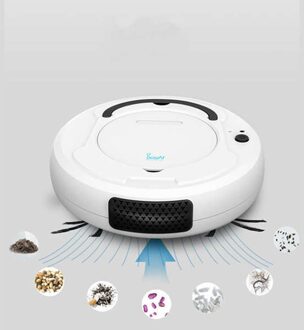 Tod-1800Pa Multifunctionele Smart Floor Cleaner,3-In-1 Auto Oplaadbare Smart Vegen Robot Droog Nat Vegen Stofzuiger