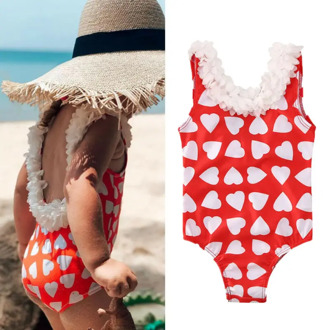 Toddler Baby Kids Girl Flower Swimwear Bikini Backless One Piece Swimsuit Beachwear Bathing Suit Monokini