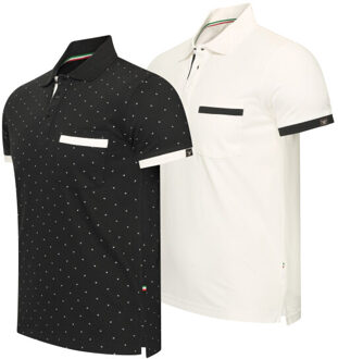 Todi 2-pack polo Veelkleurig - L