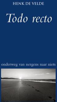 Todo recto - Boek Henk de Velde (9038924909)