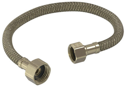 Toebehoren Fonteinkraanslang flexibel 30cm G1/2" x G3/8" Geborsteld mat goud PVD 6804454 Goud mat geborsteld