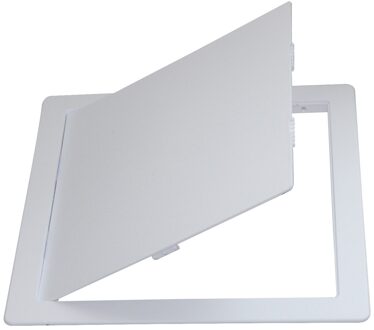 Toegang Deur -Snap Muur Of Plafond Access Panel Voor 100*150Mm-480*480Mm opening Flush Universele Abs Vierkante Witte Plastic 400x400mm