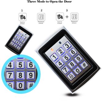 Toegangscontrole Systeem Kit Rfid Toetsenbord Elektrische Deurslot Dc 12V Voeding Huishoudelijke Deur Opener