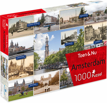 Toen & Nu - Amsterdam Puzzel (1000 stukjes)