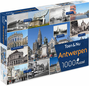 Toen & Nu - Antwerpen Puzzel (1000 stukjes)