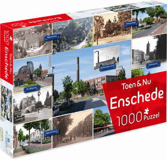Toen & Nu - Enschede Puzzel (1000 stukjes)