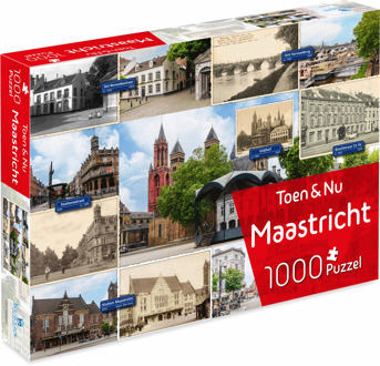 Toen & Nu - Maastricht Puzzel (1000 stukjes)