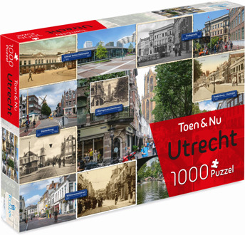 Toen & Nu - Puzzel Utrecht (1000 stukjes)