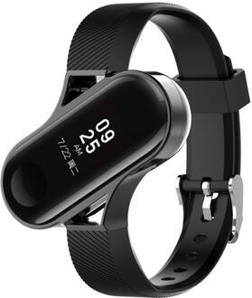 Toepasselijk Mi Llet Armband 3 Polsband Mode-Sport Band Met Metalen Frame Band Voor Xiao Mi Mi Band 3 Metalen band 03