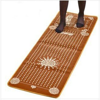 Toermalijn Deken Mat Voetmassage Pad Voet Pad Tekorten Energie Massage Mat Wandelen Tapijt Bloedsomloop Bevorderen 145*46cm