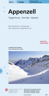 Toerskikaart 227S Appenzell | Swisstopo