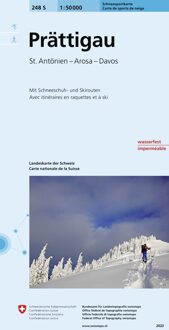 Toerskikaart 248S Prättigau | Swisstopo