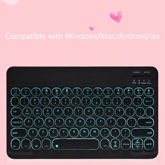 Toetsenbord 10 Inch Voor Alldocube IPlay20 Teclast P20HD Tablet Draadloos Toetsenbord Met Achtergrondverlichting Voor Win Mac Android Ios