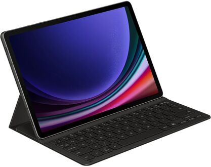 Toetsenbord Hoes geschikt voor Samsung Galaxy Tab S9/S9 FE - AI Keyboard Slim Cover Zwart