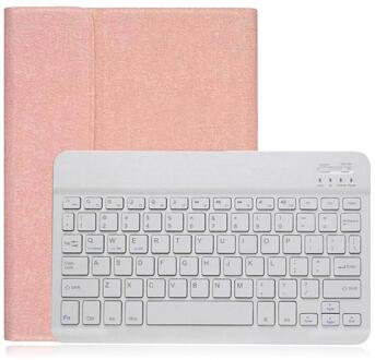 Toetsenbord Voor Huawei Matepad 10.4 Case BAH3-AL00 BAH3-W09 Backlit Bluetooth Keyboard Slim Tablet Cover Voor Honor V6 10.4" roze-wit