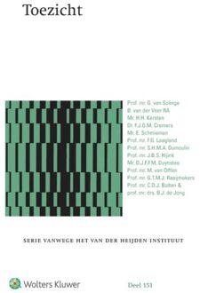 Toezicht - Boek Wolters Kluwer Nederland B.V. (9013150454)