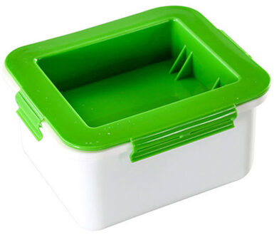 Tofu Pers Tofu Presser Afdruiprek Water Verwijderen Gadget Vocht Uit Tofu Automatisch MJJ88 groen