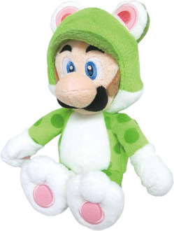 Together Plus Super Mario - Cat Luigi Knuffel (25cm)