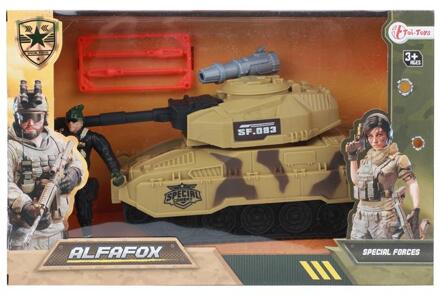 Toi Toys Alfafox Militair Speelset Tank