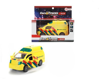 Toi-Toys Ambulance frictie + licht en geluid