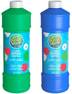 Toi-Toys Bellenblaas navulling - fles - 1 liter - vloeistof - vulling bellenblazen