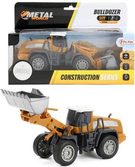 Toi-toys Bulldozer Metal Junior 1:55 Staal Geel/grijs