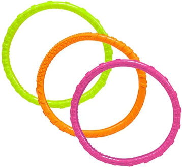 Toi-Toys Duikringen zwembad speelgoed - set van 3x - verschillende kleuren - kunststof
