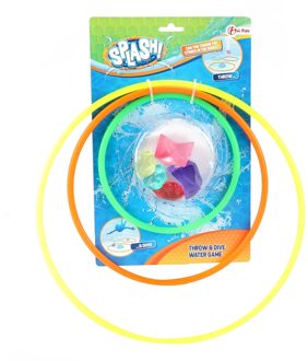 Toi-Toys Duikspel Splash Junior Geel/groen/oranje 9-delig