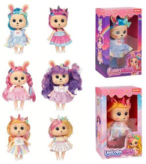 Toi-Toys Eenhoorn Konijn pop Sweet Rainbow 20cm multi