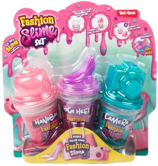 Toi-Toys Fluffy slijmset Fashion met accessoires verschillende