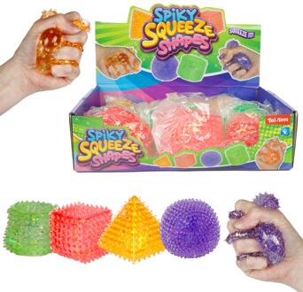 Toi-Toys Fun Textuurknijpbal Geometric 5cm verschillende