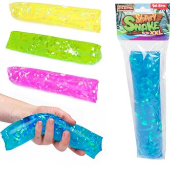 Toi-Toys Fun XXL gladjanus 26cm met glitterfolie verschillende