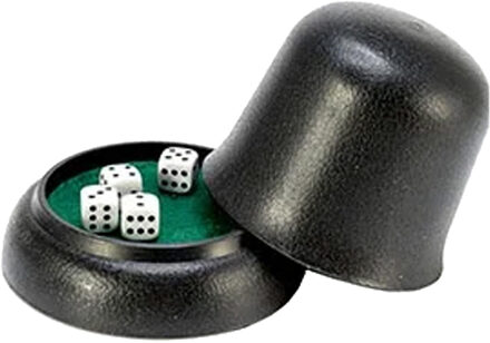 Toi-Toys gambling game 8cm zwart